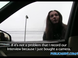 PublicAgent Sex in the car with a hitch hiker