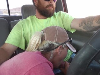 Sukie Rae gives a Blowjob while driving. Part 1