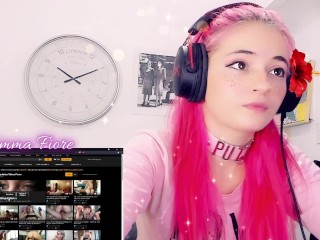 Teen Reacting to the best latino porn (MyBadReputation) - Emma Fiore